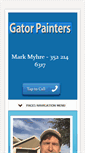 Mobile Screenshot of gatorpainters.com